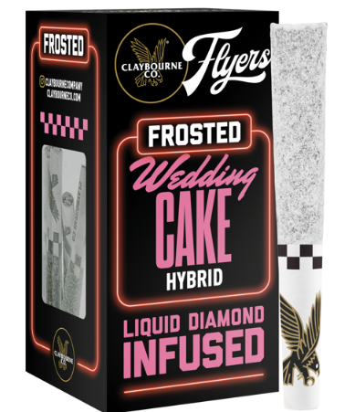 Photograph of product: WEDDING CAKE (H) 5PK FROSTED FLYERS