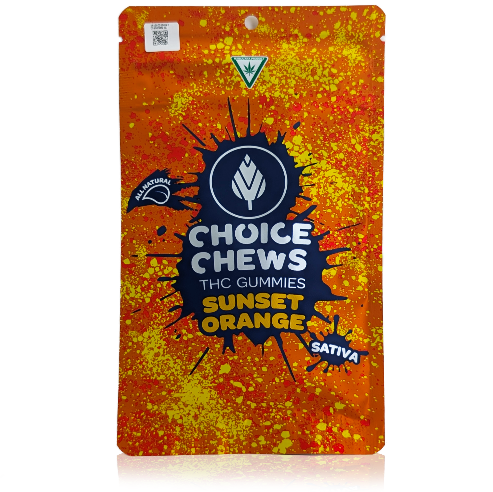 Photograph of product: SUNSET ORANGE - 100MG TH-oui