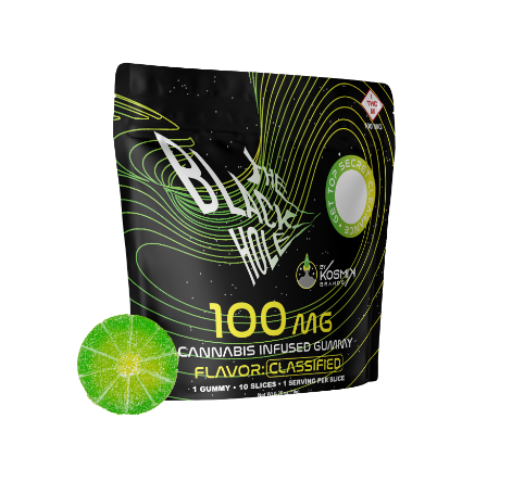 Photograph of product: Black Hole: Yellow Multi Serve Gummy