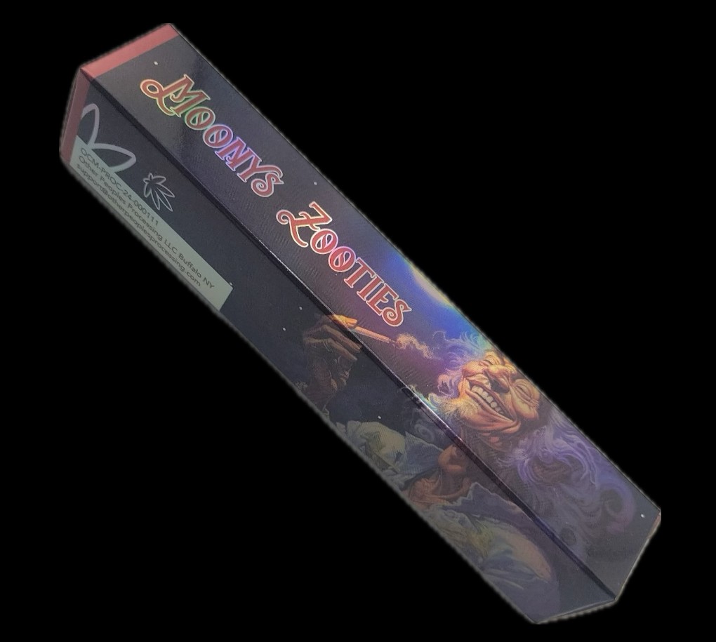 Photograph of product: Moonys Zooties | Berry Pie | Infused Pre-Roll