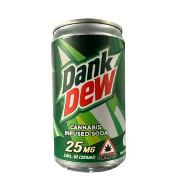 Photograph of product: Dank Dew | 25mg Infused Soda