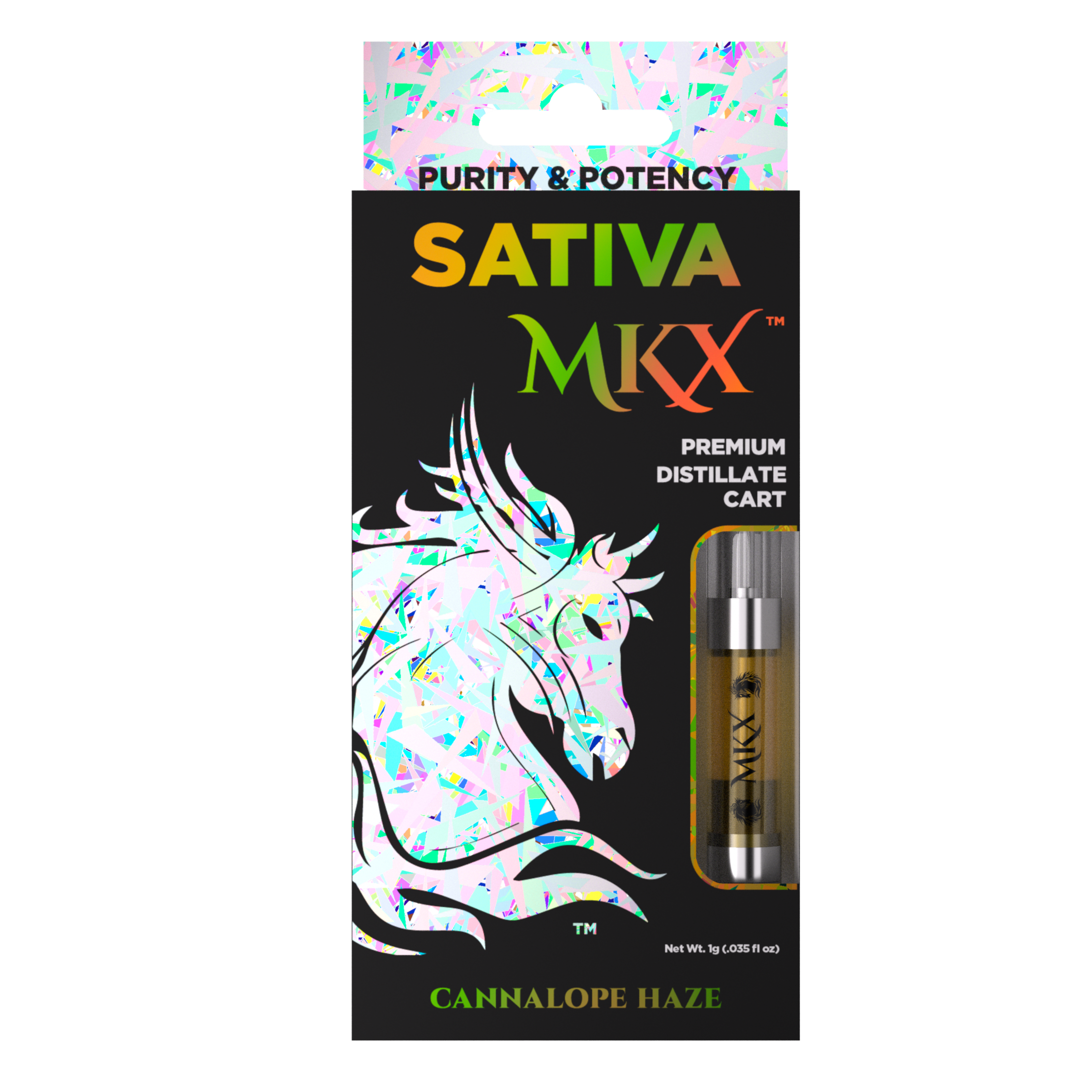 Photograph of product: MKX Cartridge | Oui'd | Cannalope Haze