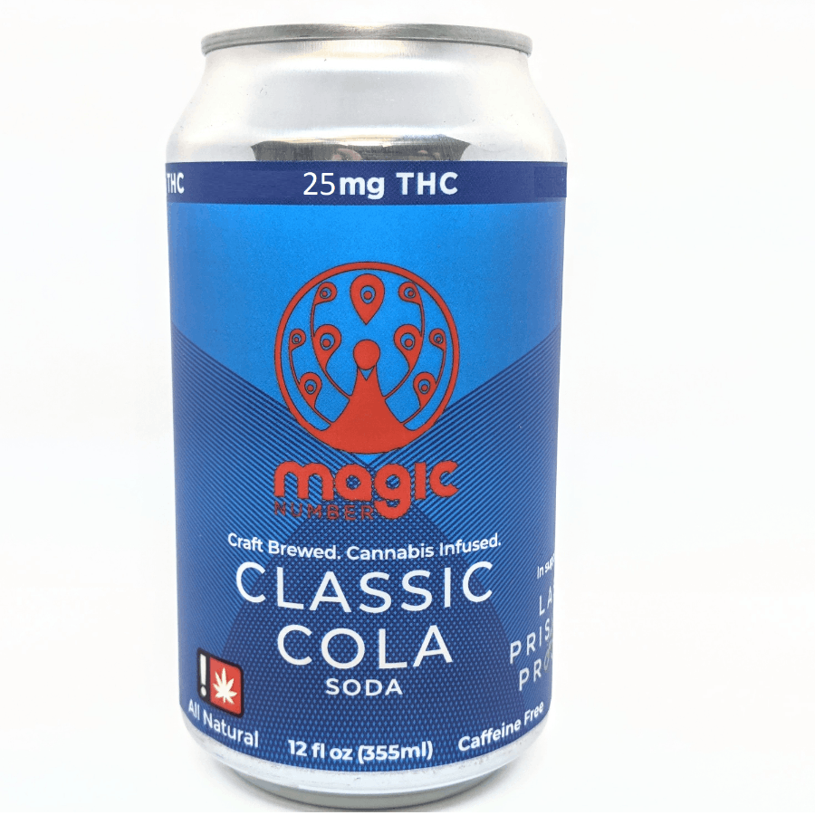 Photograph of product: Magic Number Soda - Classic Cola