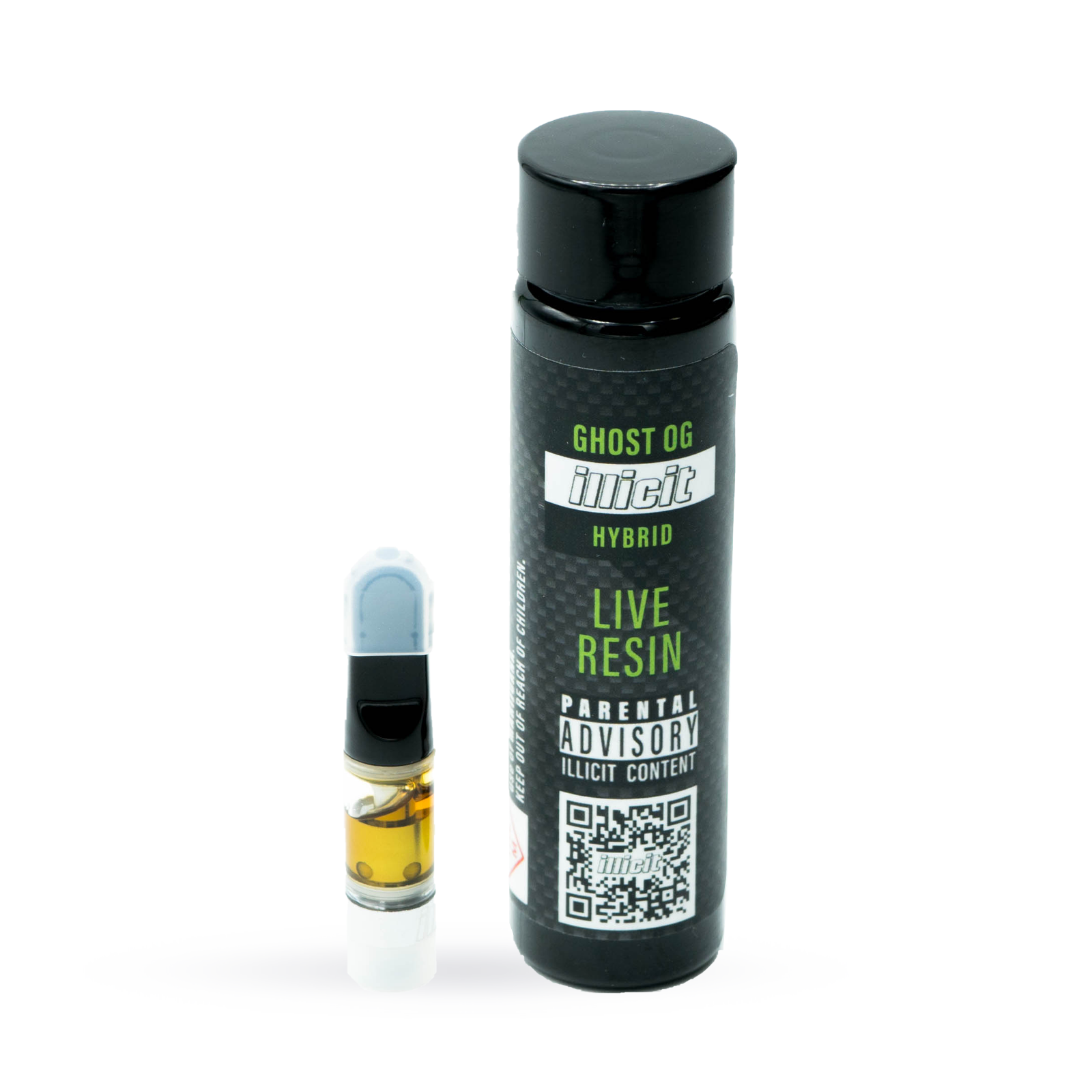 Photograph of product: Ghost OG Live Resin Cartridge | 0.5g