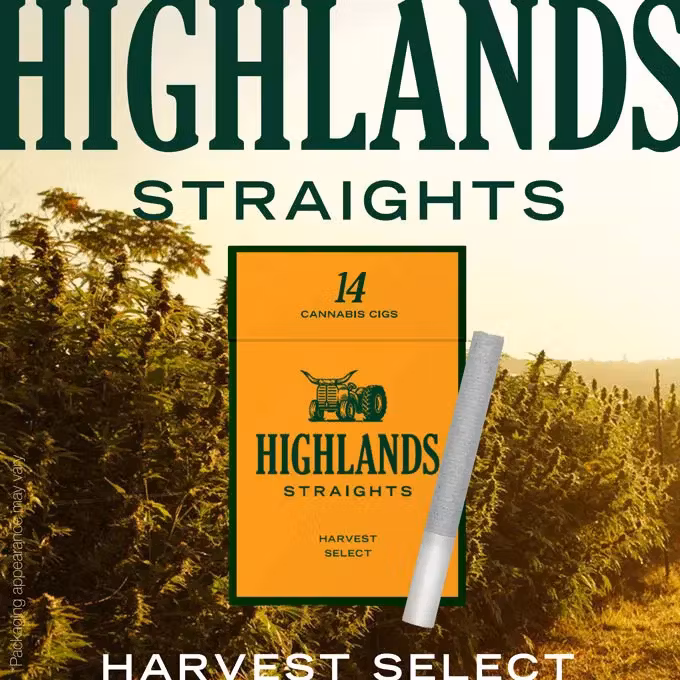 Photograph of product: Highlands Kazuma (H) Straights Pre-Roll Multi Pack 0.75g 14pk