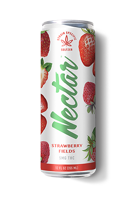 Photograph of product: Strawberry Fields | Seltzer | 5mg
