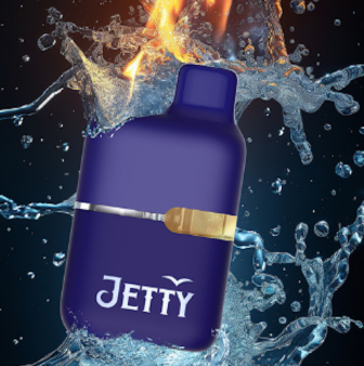 Photograph of product: Jetty - Grape Gas - Oui'd - Mini Tank Vape AIO OCal Solventless