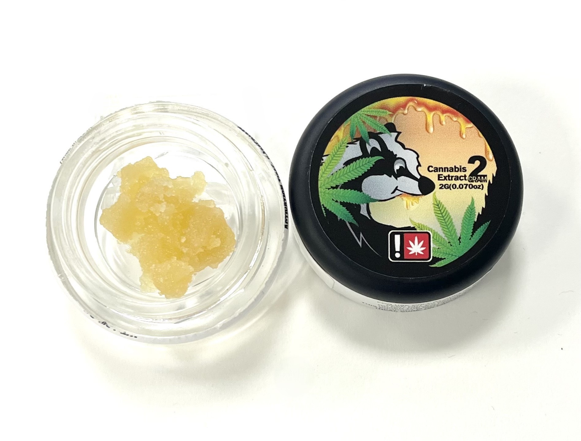 Photograph of product: Skunk Train Farm 2g Badder | Lemon Apricot