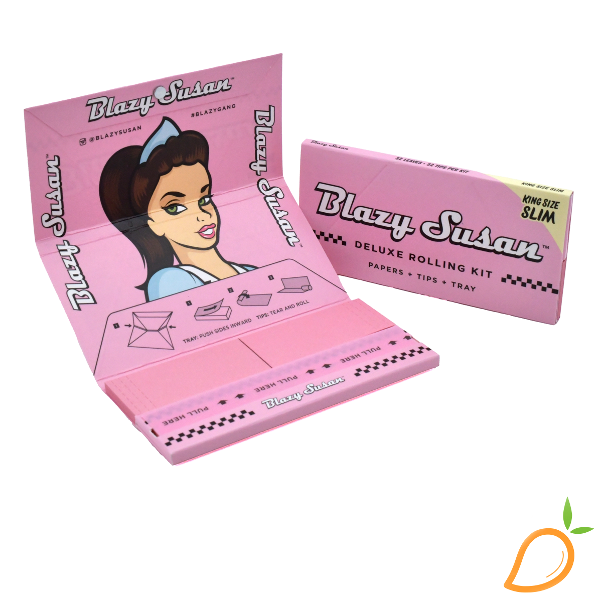 Photograph of product: Blazy Susan Pink Deluxe King Rolling Kit