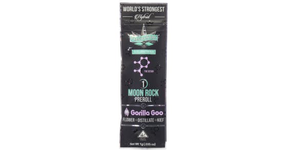 Photograph of product: Presidential | 1g - Gorilla Goo - Moon Rock Infused Pre-Roll - Hybrid - 