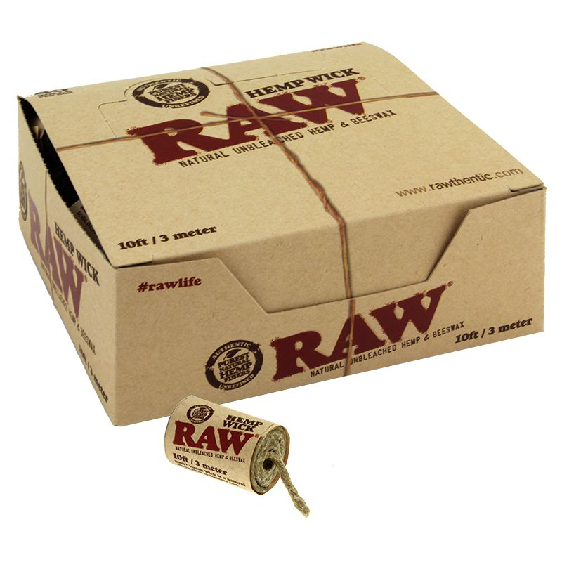 Photograph of product: RAW - Hemp Wick - 10ft (TAX INCLUDED)