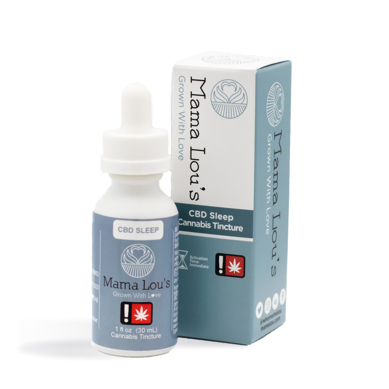 Photograph of product: Mama Lou's 1oz CBD SLEEP Tincture