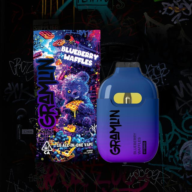 Photograph of product: Blueberry Waffles | 1G Disposable