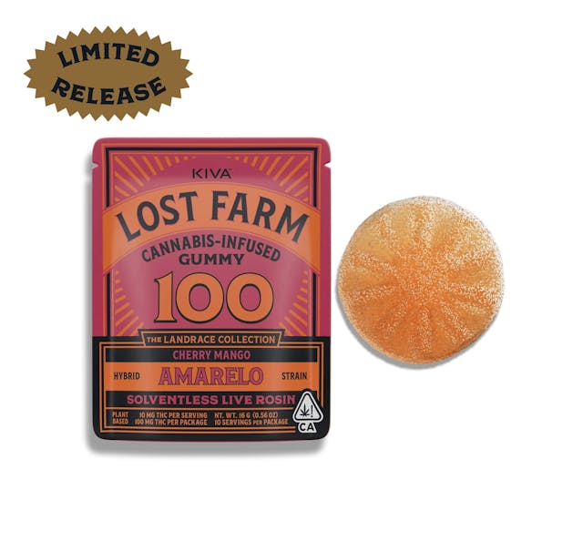 Photograph of product: 100MG SINGLE CHERRY MANGO AMARELO - 