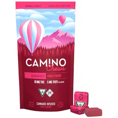 Photograph of product: CAMINO CHEWS | FOREST BERRY - ENERGY | 10:5 | 200MG