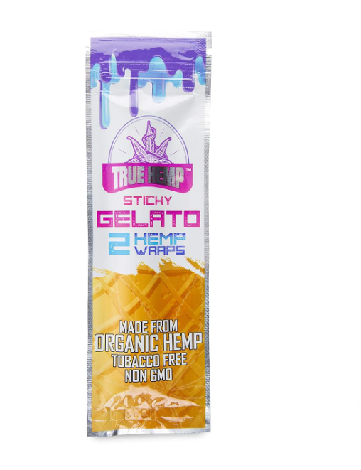Photograph of product: True Hemp - Organic Hemp Wraps - 2pk - Gelato