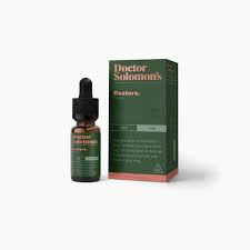 Photograph of product: Dr. Solomon's Restore 1:1 Tincture 200mg (CBD:TH-oui)