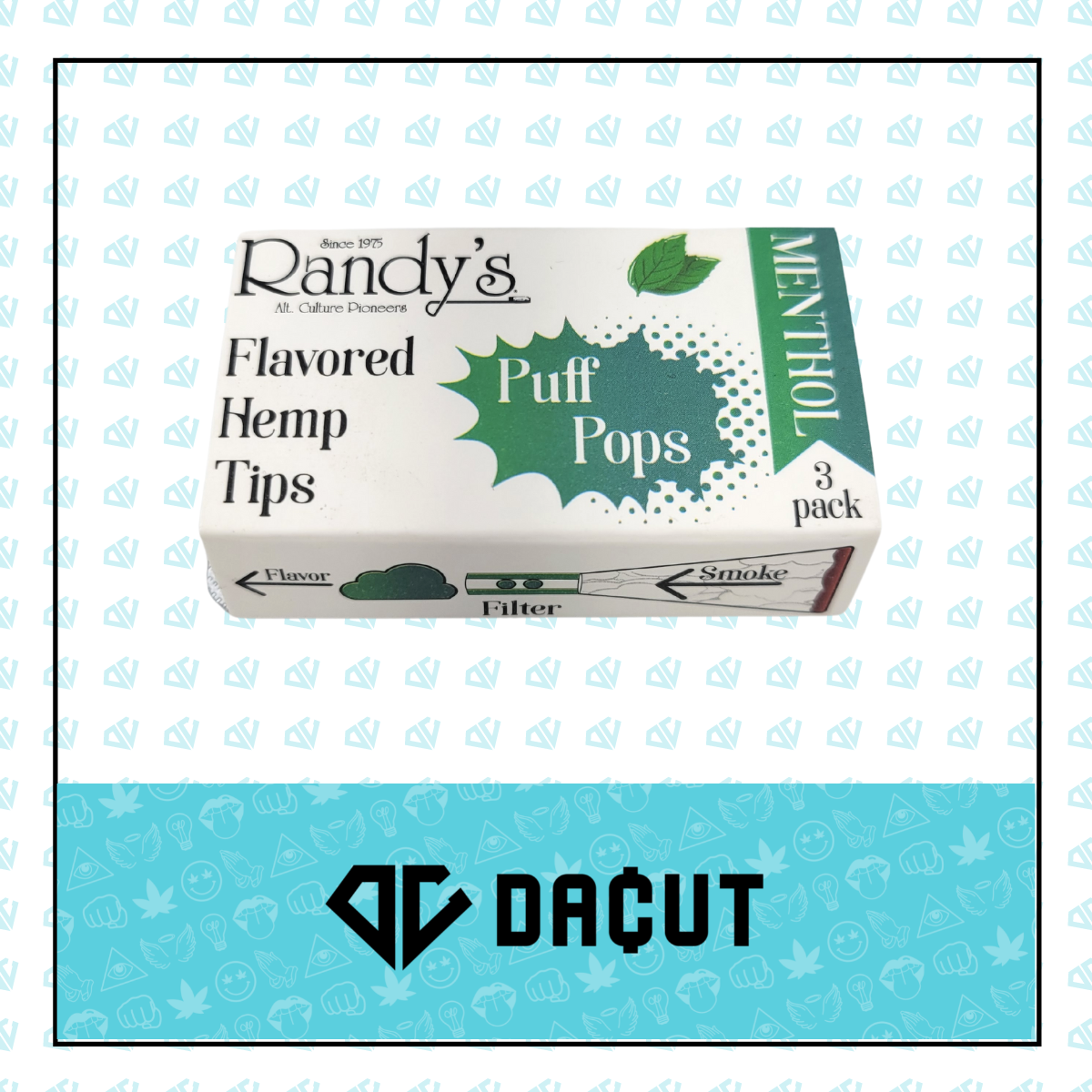 Photograph of product: Randy's Puff Pops Menthol Flavored Hemp Tips