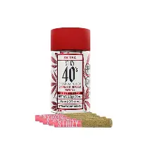 Photograph of product: SLCE 4pk Strawberry Cough Infused Pre-rolls