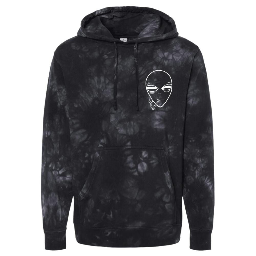 Photograph of product: Stoned Alien Hoodie - Space Dye - M