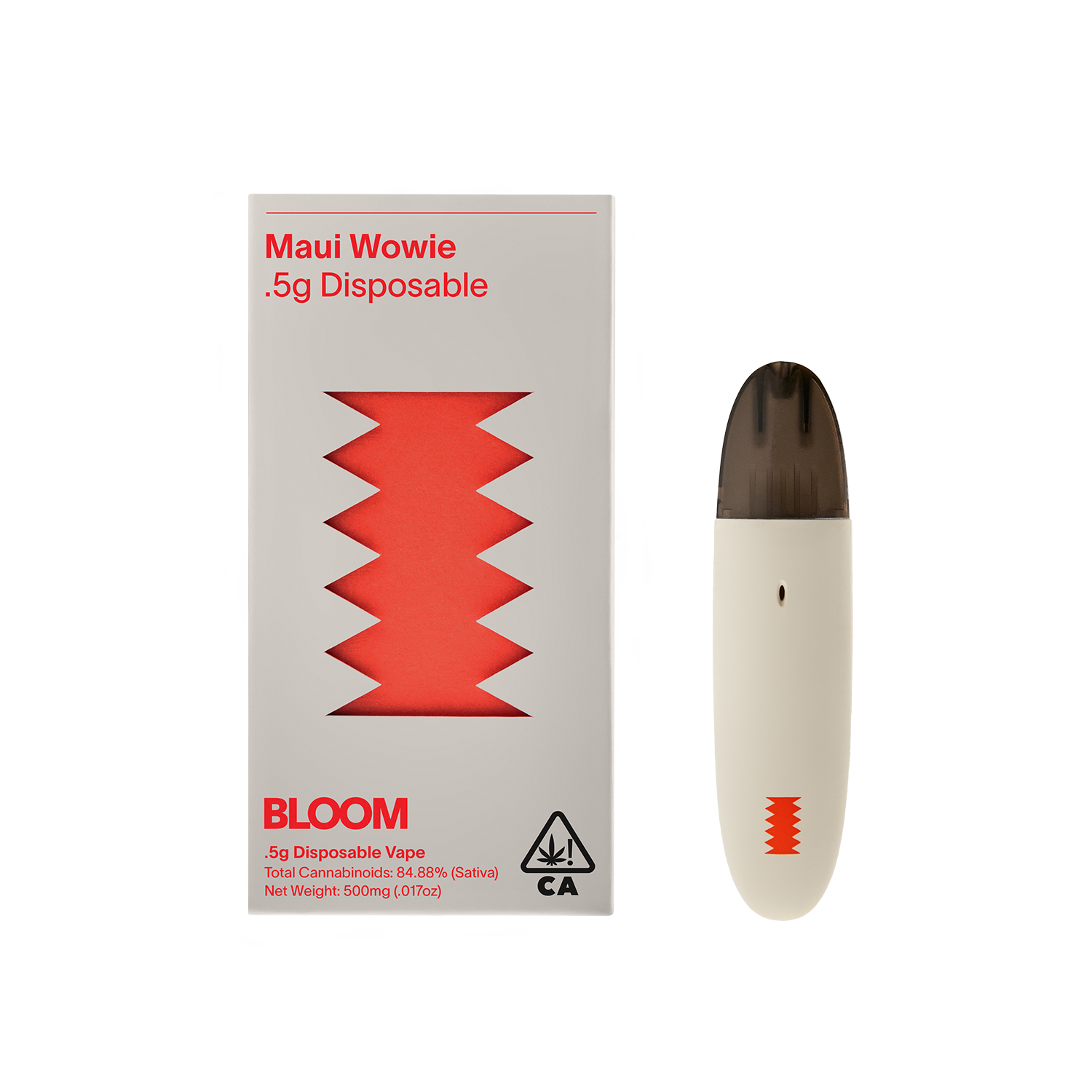 Photograph of product: Bloom - Maui Wowie Classic Surf .5g Disposable