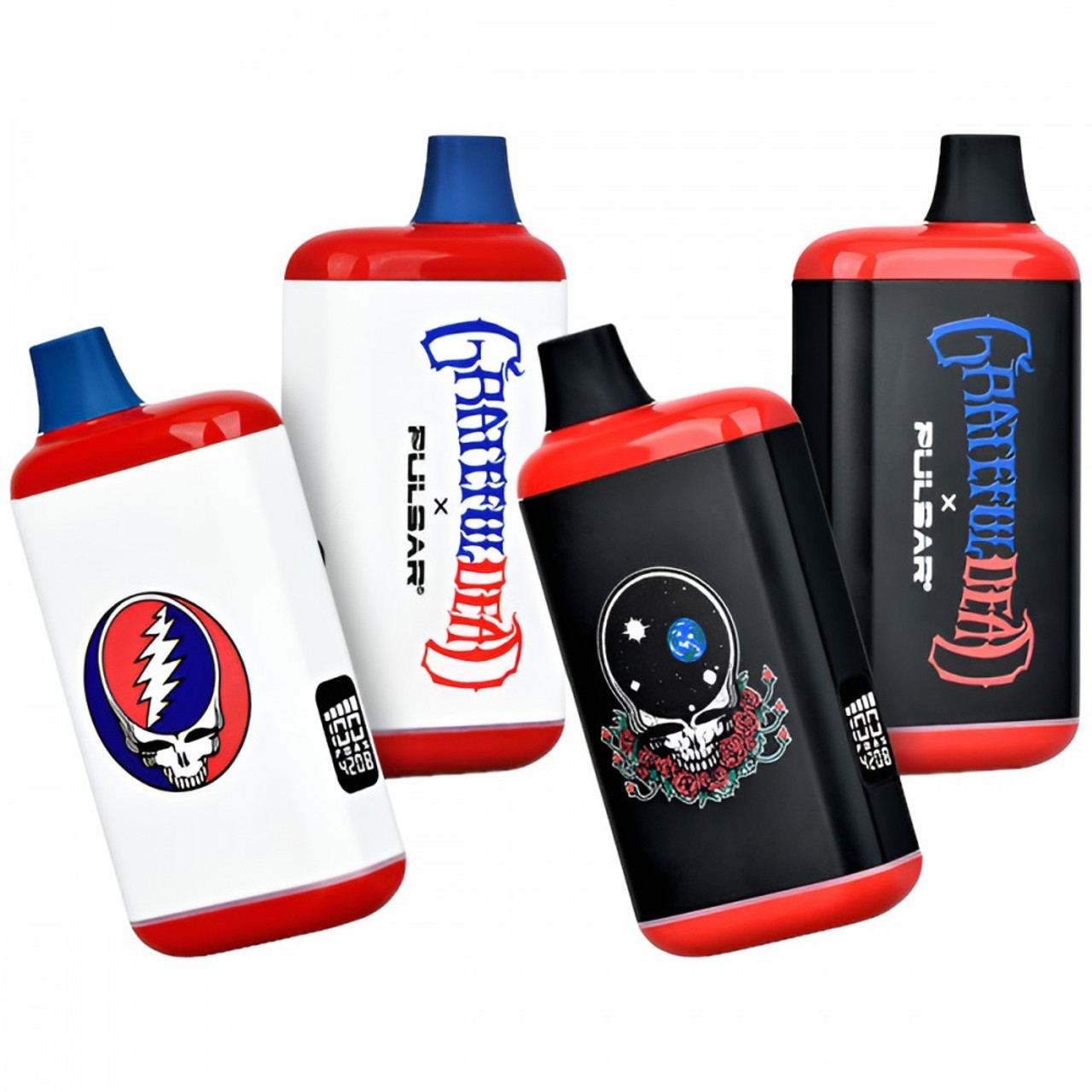 Photograph of product: Pulsar 510 DL 2.0 PRO Auto Draw Variable Voltage Battery 1000mAh | Grateful Dead Colors
