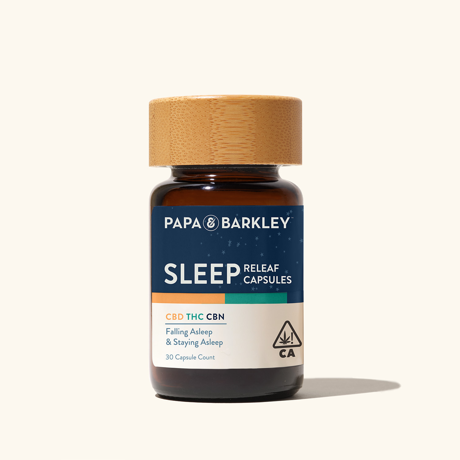 Photograph of product: Papa & Barkley - 1:1:1 CBD/TH-oui/CBN - 30ct Capsules