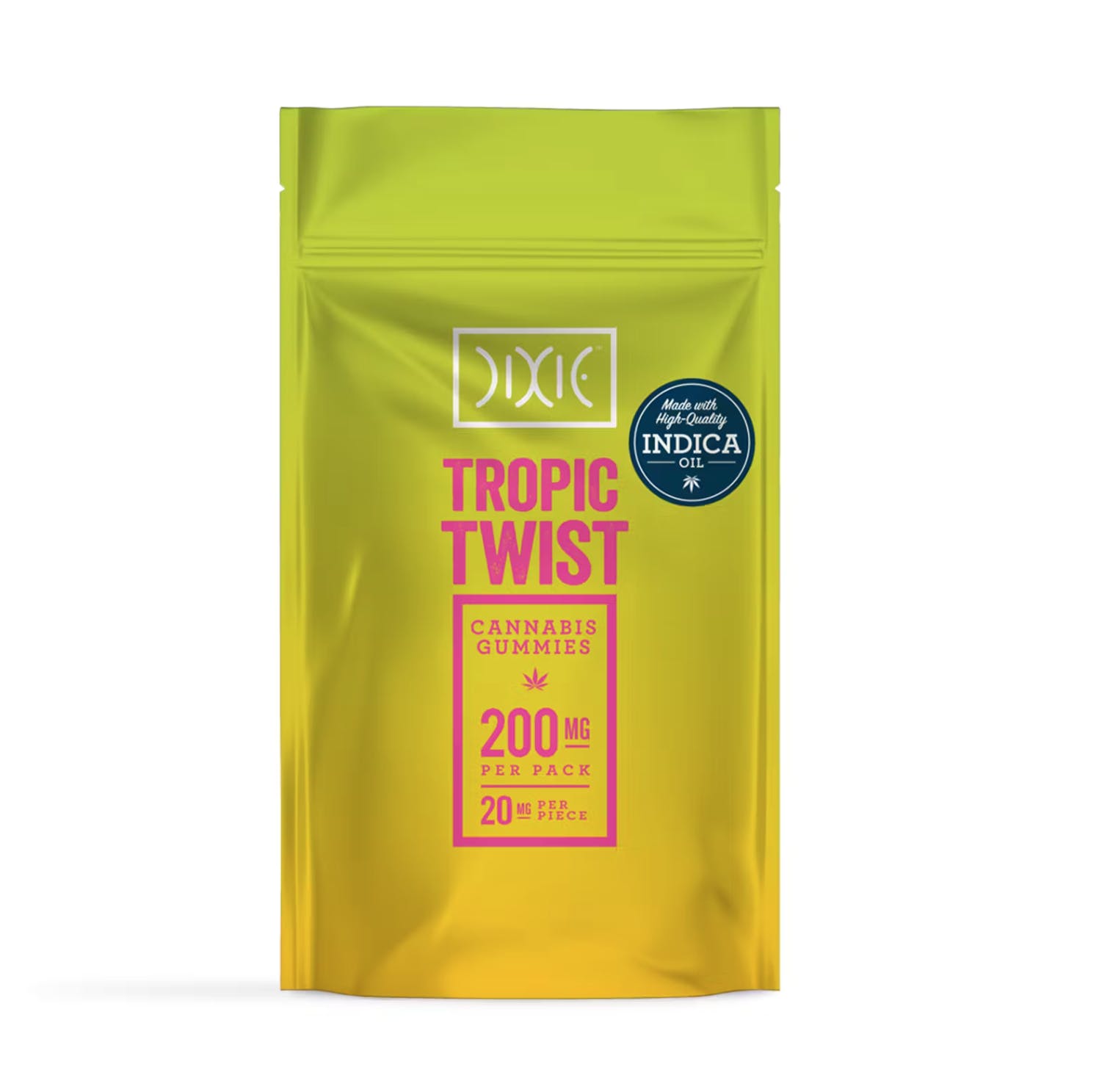 Photograph of product: Dixie Gummies Tropic Twist Oui'd 200mg