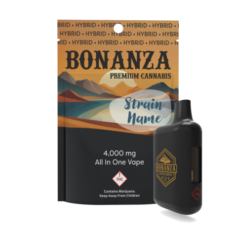 Photograph of product: Bonanza | 4g Disposable | Hybrid | White Widow