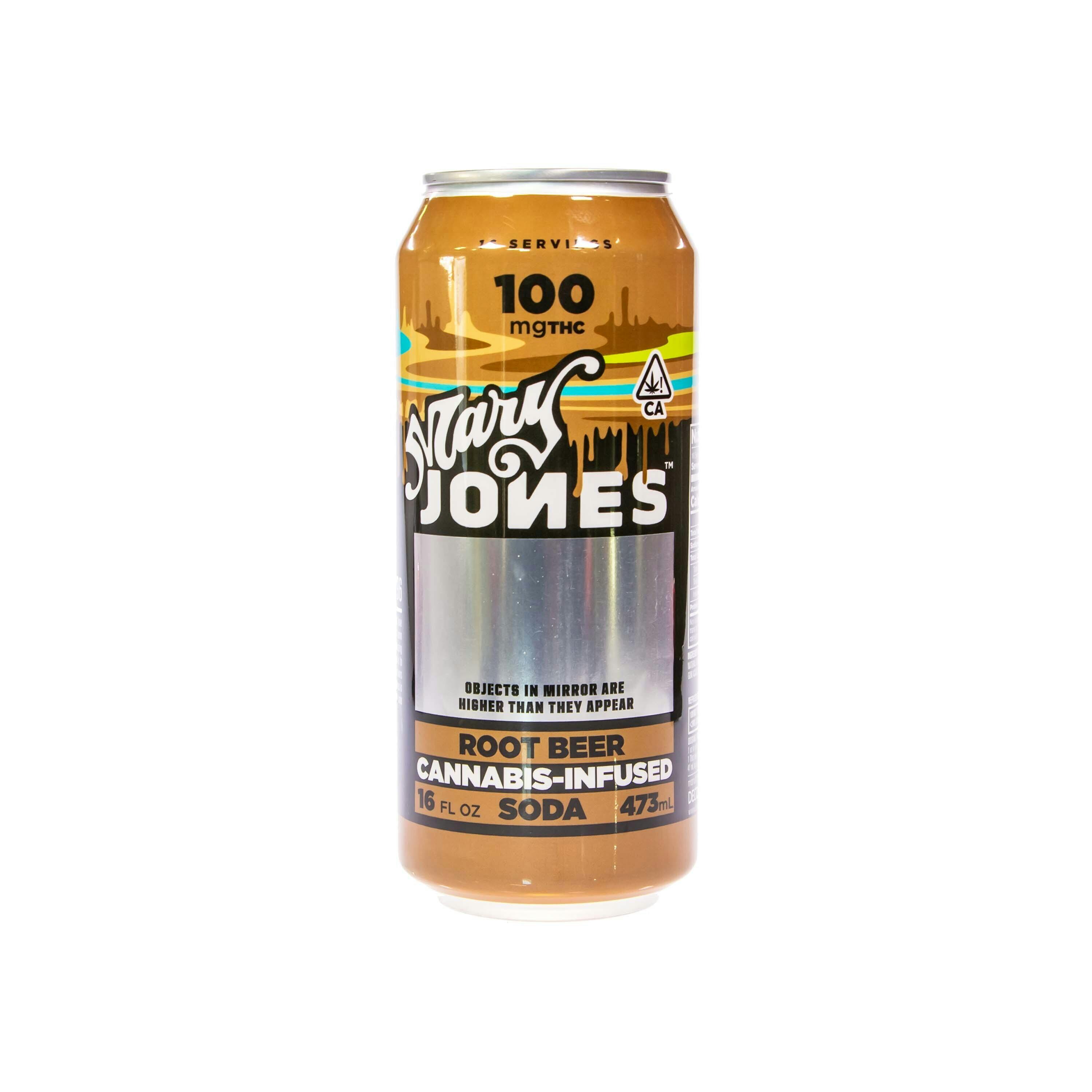 Photograph of product: Mary Jones | Root Beer Soda (16oz - 100mg TH-oui)