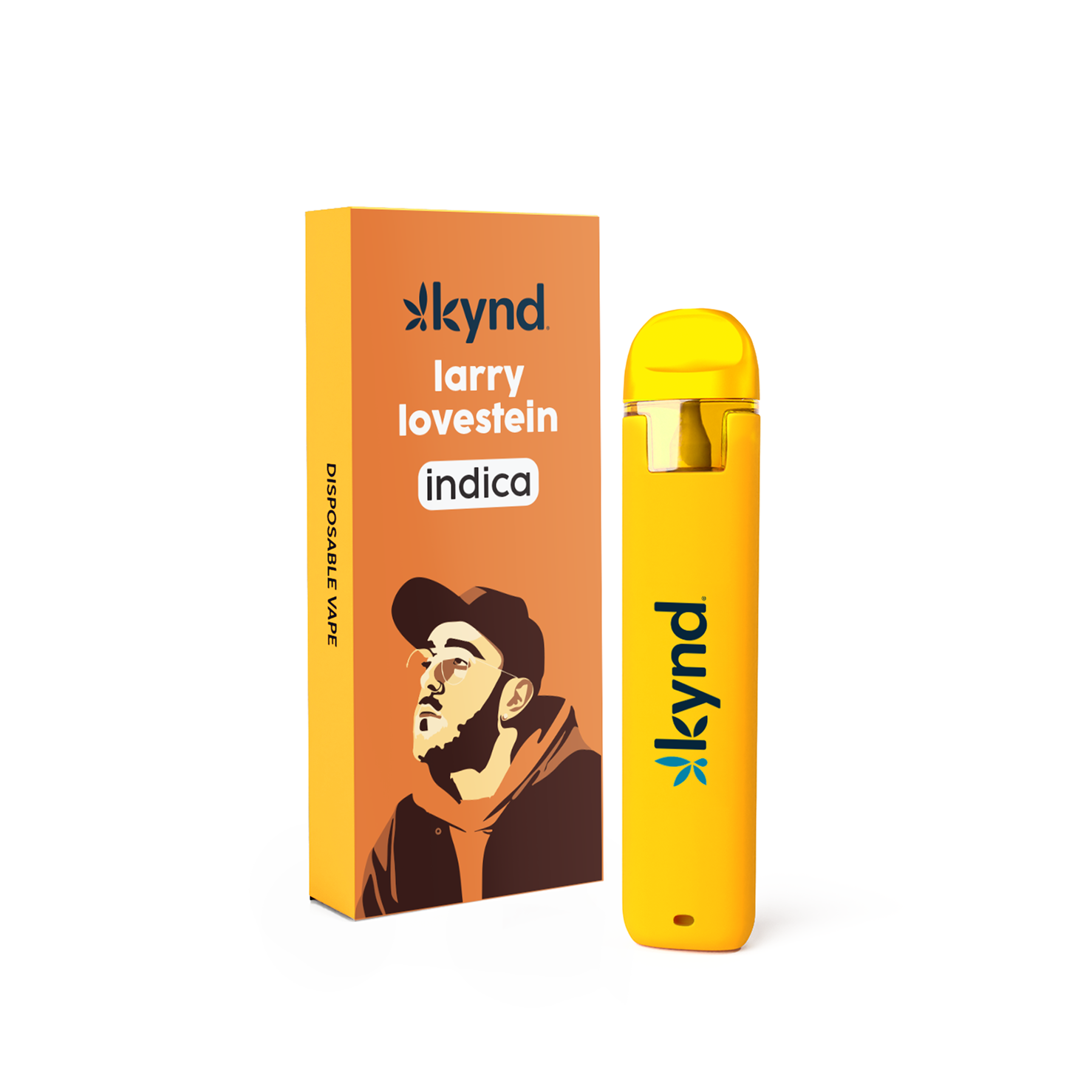 Photograph of product: Kynd Larry Lovestein (I) CDT Disposable Vape 0.5g