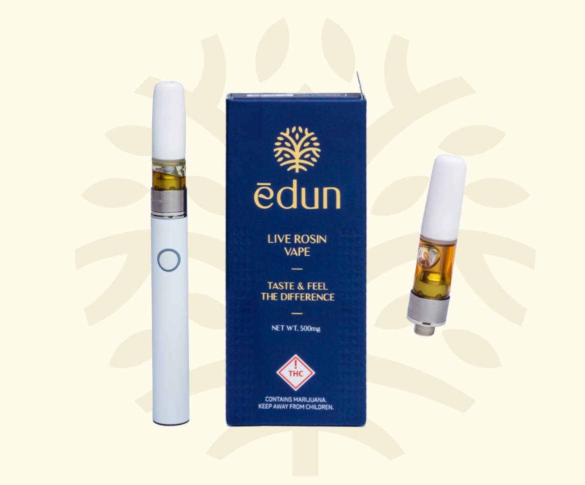 Photograph of product: Edun - Live Rosin Cartridge - Root Beer Freeze (S)