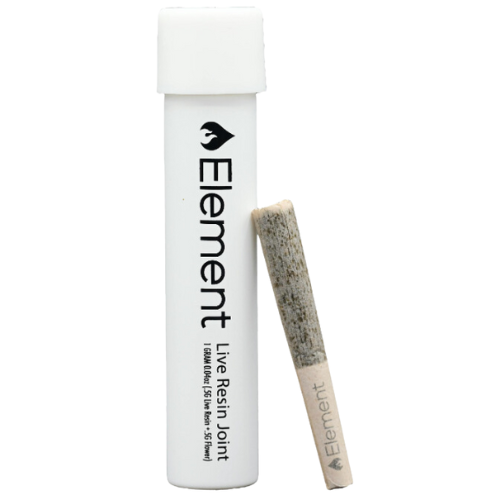 Photograph of product: Element Sour Hawaiian Candy x Blueberry Muffin Live Resin Pre-Roll 1g