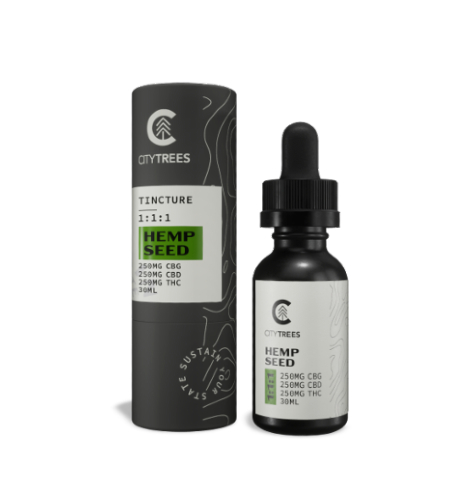 Photograph of product: Tincture - 250mg | Blue Agave CBG (1:1:1)