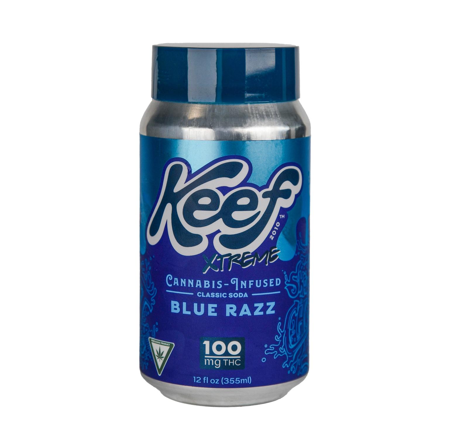Photograph of product: KEEF - BLUE RAZZBERRY - 100MG SODA
