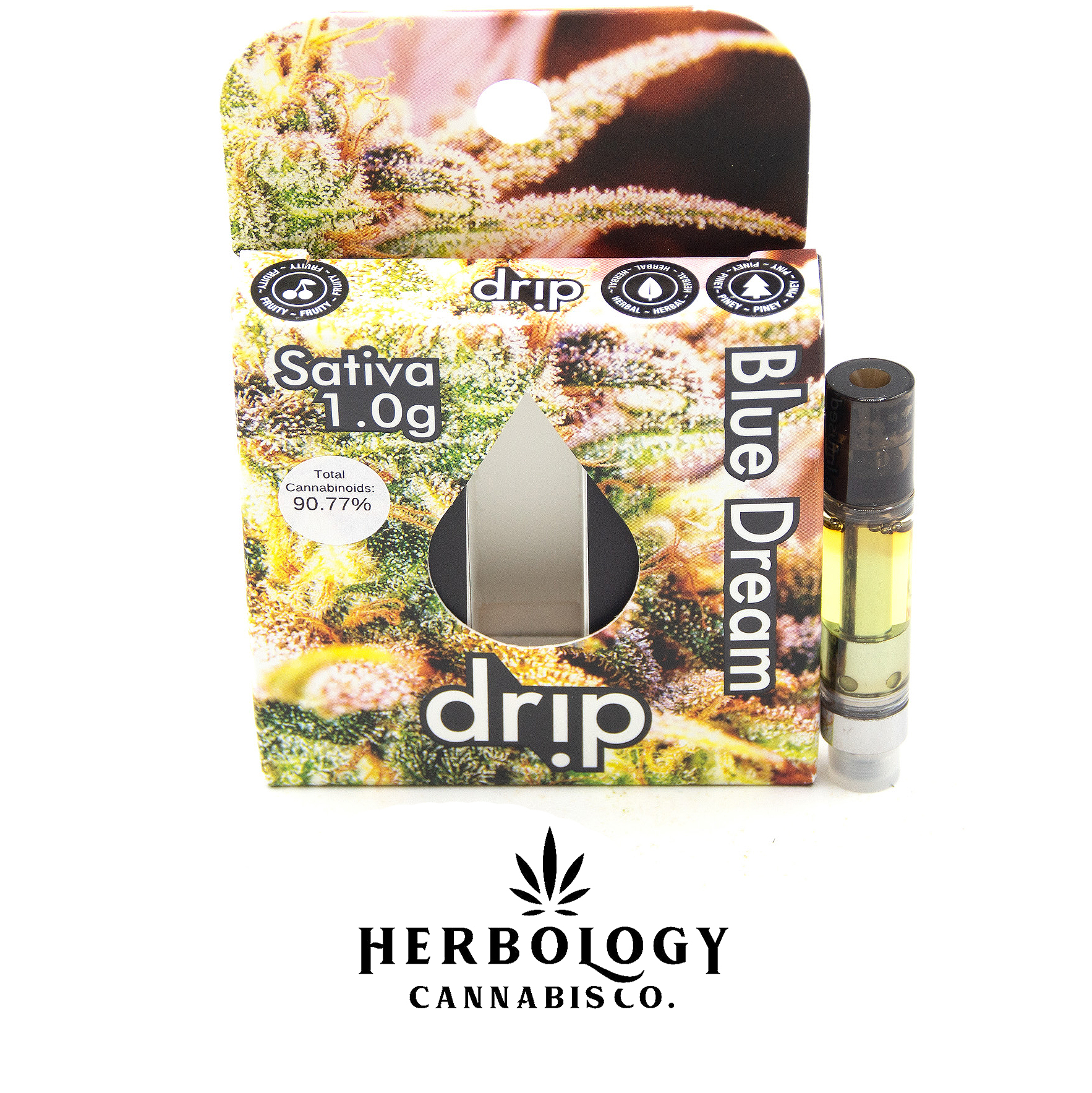 Photograph of product: Drip | Distillate 510 Cart | Blue Dream | 1g