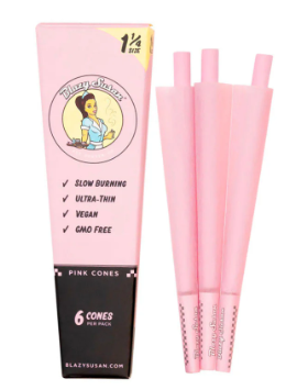 Photograph of product: Blazy Susan - 1 1/4  Cones - Pink (6pk)