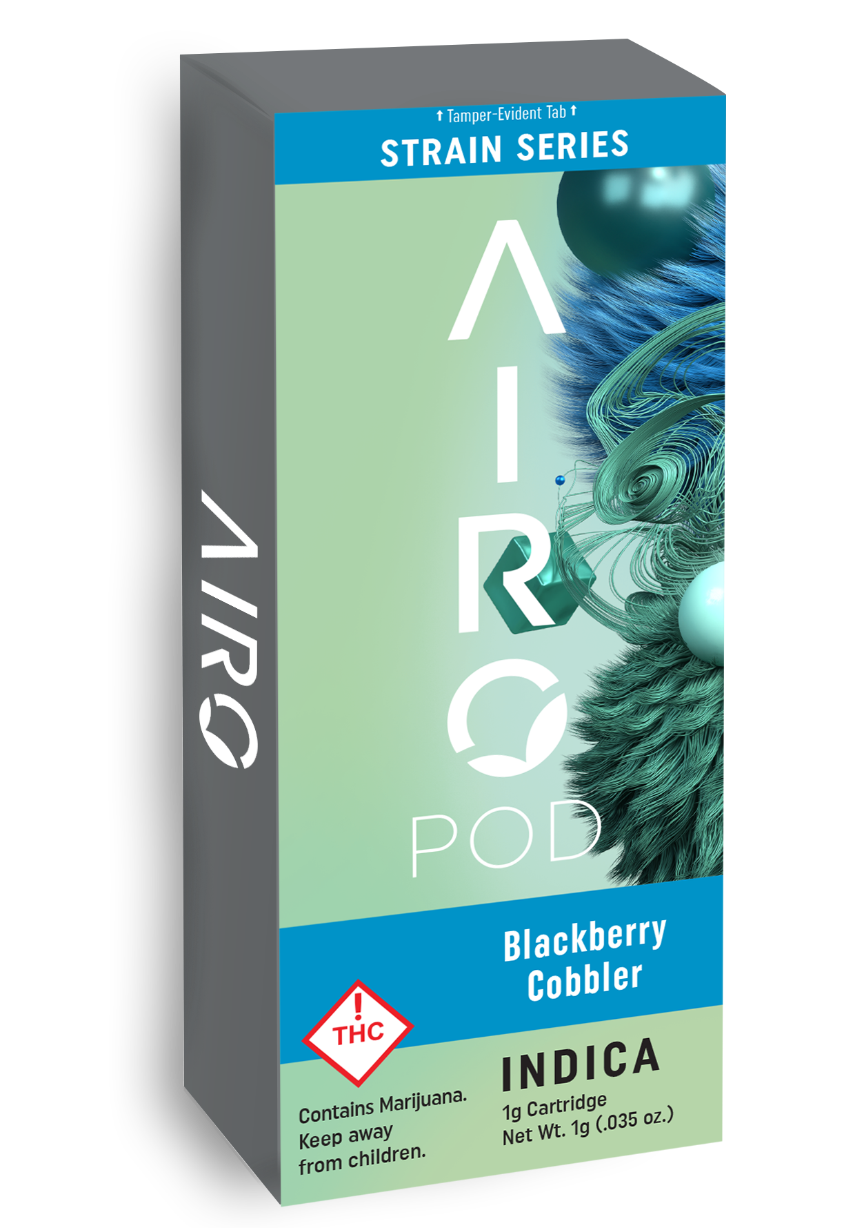 Photograph of product: Airo Pod -   (I) Blackberry Cobbler Strain Series