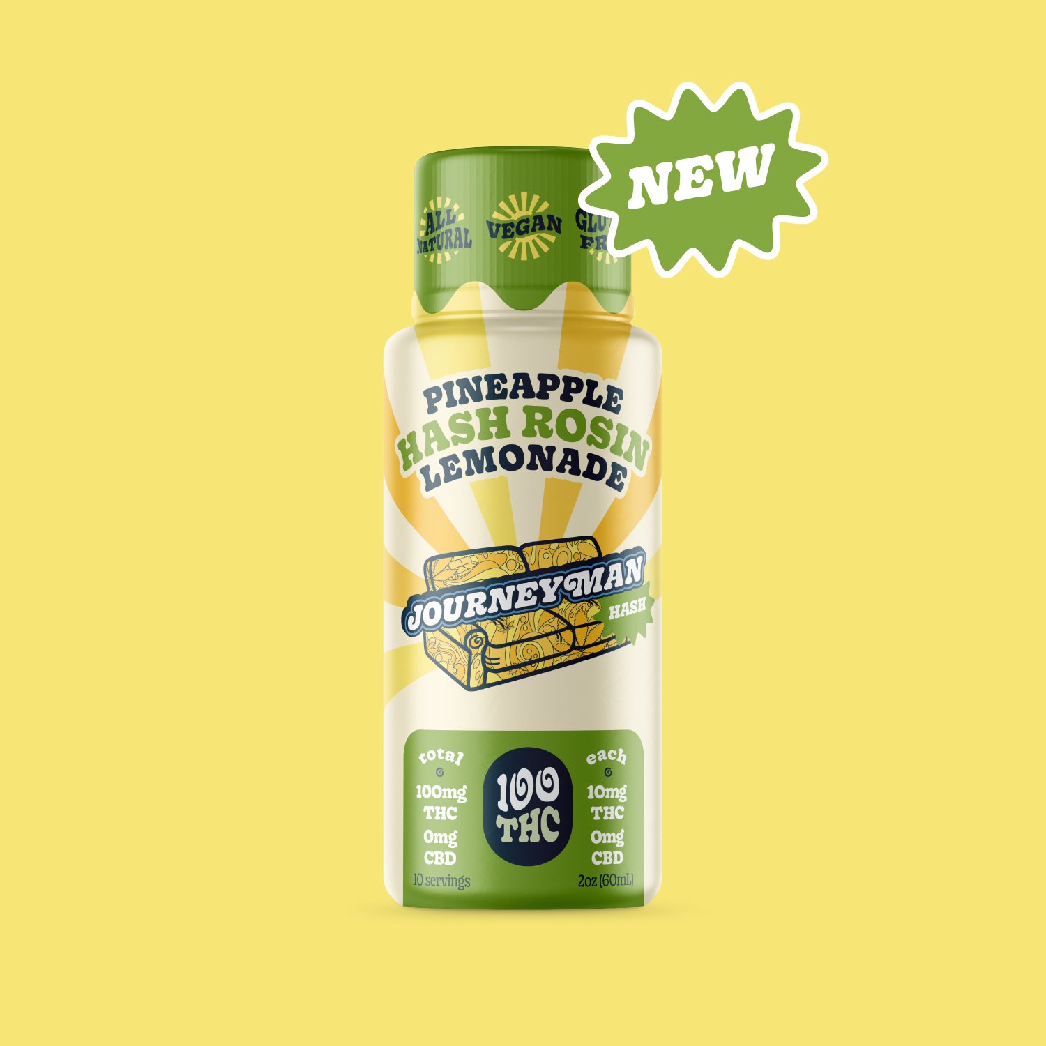 Photograph of product: BS 100mg Journeyman HR Lemonade - Pineapple