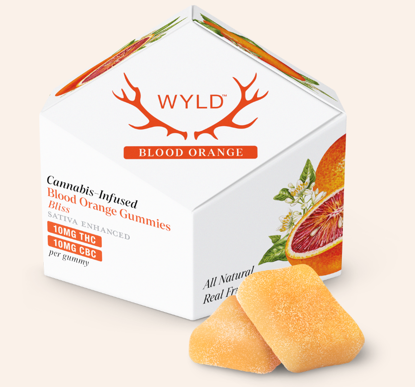 Photograph of product: Blood Orange | Gummy | 1:1 CBD:TH-oui | 10pk/100mg:100mg