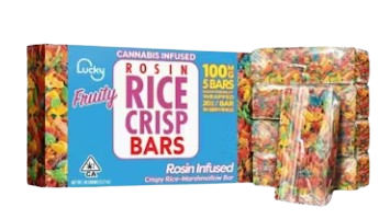 Photograph of product: Lucky | Fruity Solventless Rice Krispy | 100mg