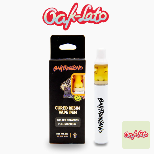 Photograph of product: OAK-LATO CURED RESIN ALL-IN-ONE VAPE