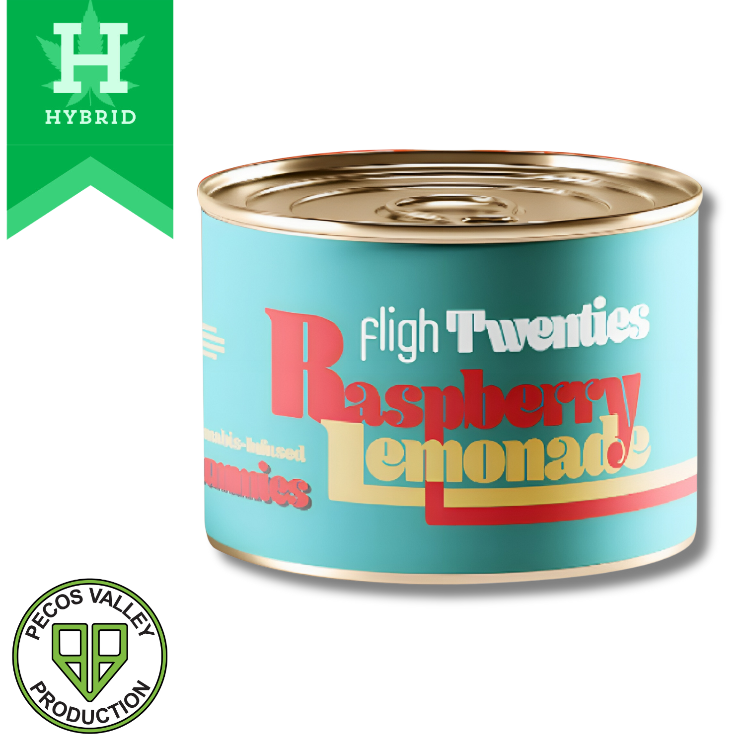 Photograph of product: AL-Fligh | Edible TH-oui | Gummies | 10pk | Raspberry Lemonade | 500mg