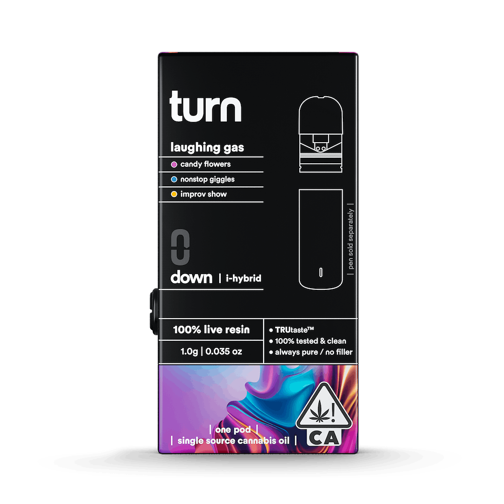 Photograph of product: Turn - Live Resin - Laughing Gas - 1G