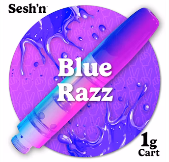 Photograph of product: Sesh'n Blue Razz 510