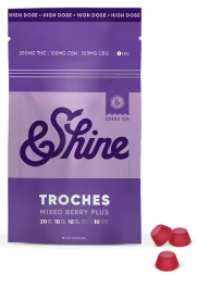 Photograph of product: 10ct/20mg Troches (2:1:1 Mixed Berry Plus)