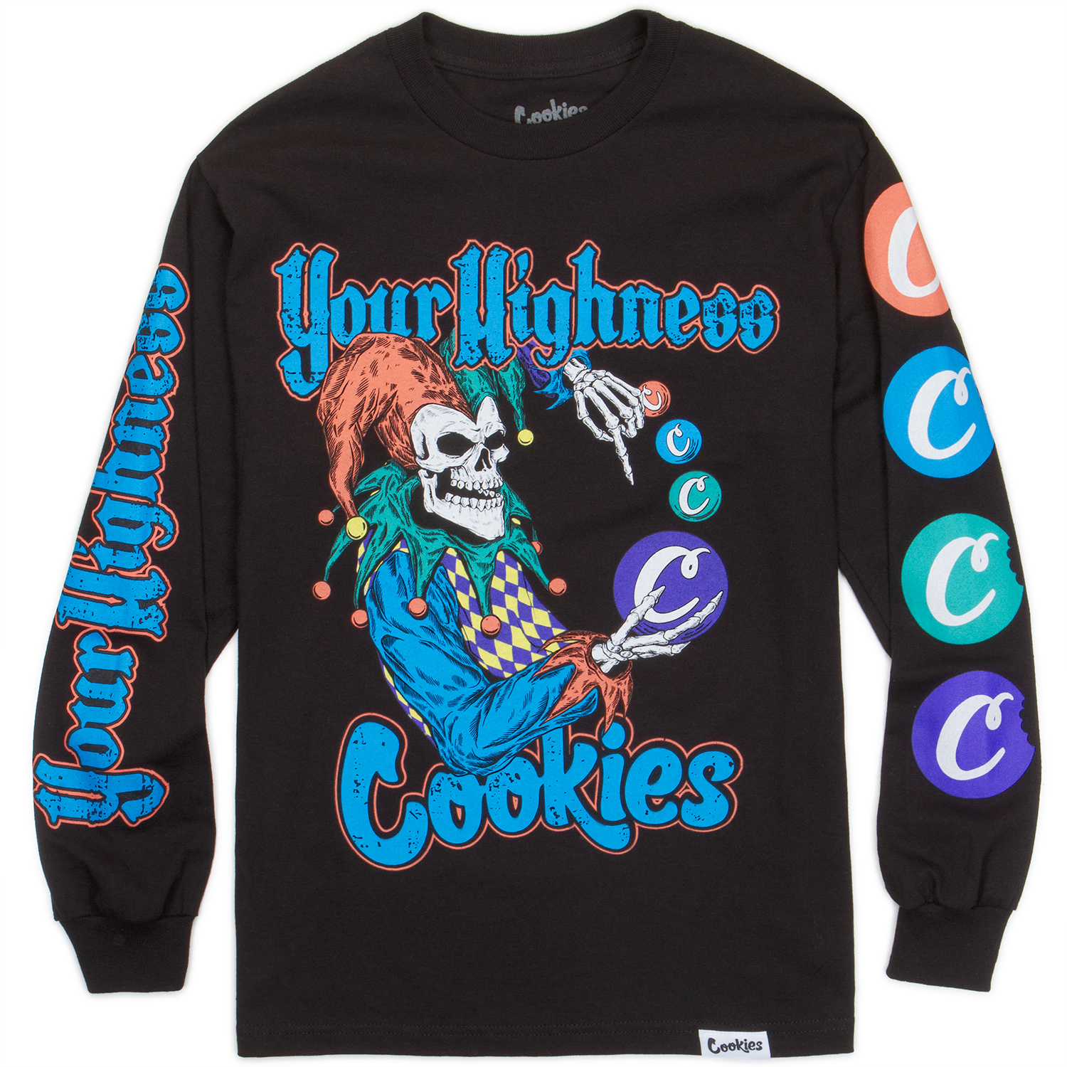 Photograph of product: Jester Long Sleeve Tee - Black