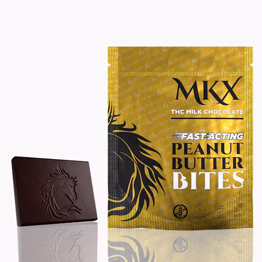 Photograph of product: MKX | Chocolate Peanut Butter Bites | 200mg