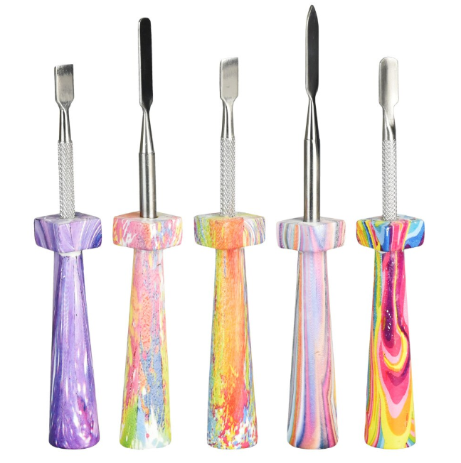 Photograph of product: Colorful Resin Dab Tool - Assorted - 5''