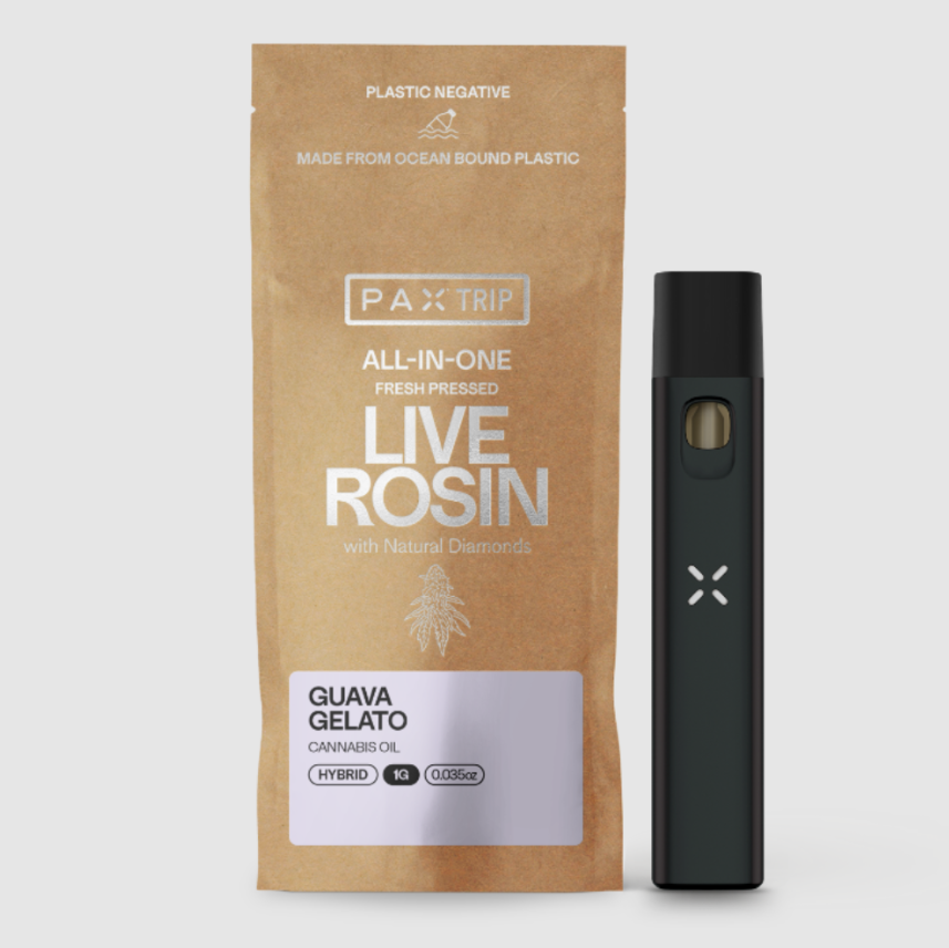 Photograph of product: Disposable | Guava Gelato Live Rosin | 1g | PAX